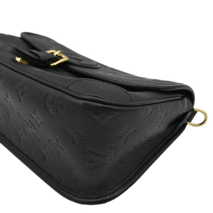 LOUIS VUITTON  Diane Empreinte Leather Crossbody Bag Black