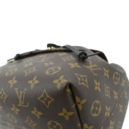 LOUIS VUITTON Montsouris NM Monogram Canvas Leather Backpack Bag Black