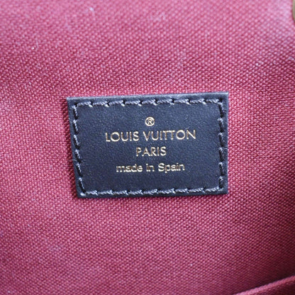 LOUIS VUITTON Montsouris NM Monogram Canvas Leather Backpack Bag Black
