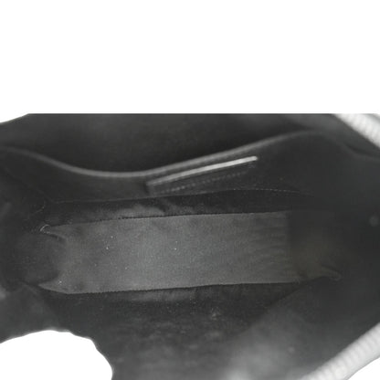 YVES SAINT LAURENT Lou Chevron Leather Camera Crossbody Bag Black