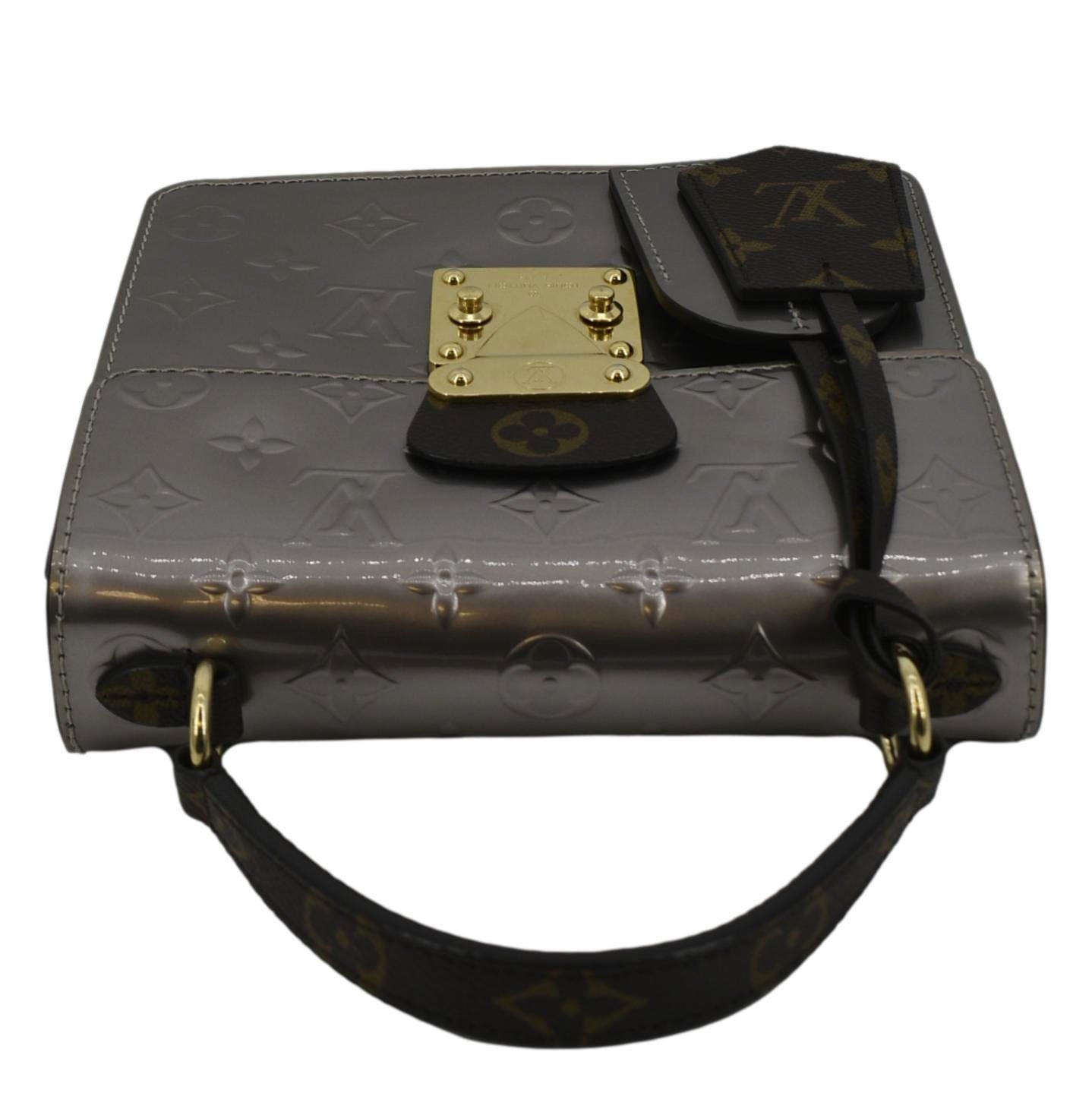 LOUIS VUITTON Spring Street NM Monogram Vernis Crossbody Bag Light Purple