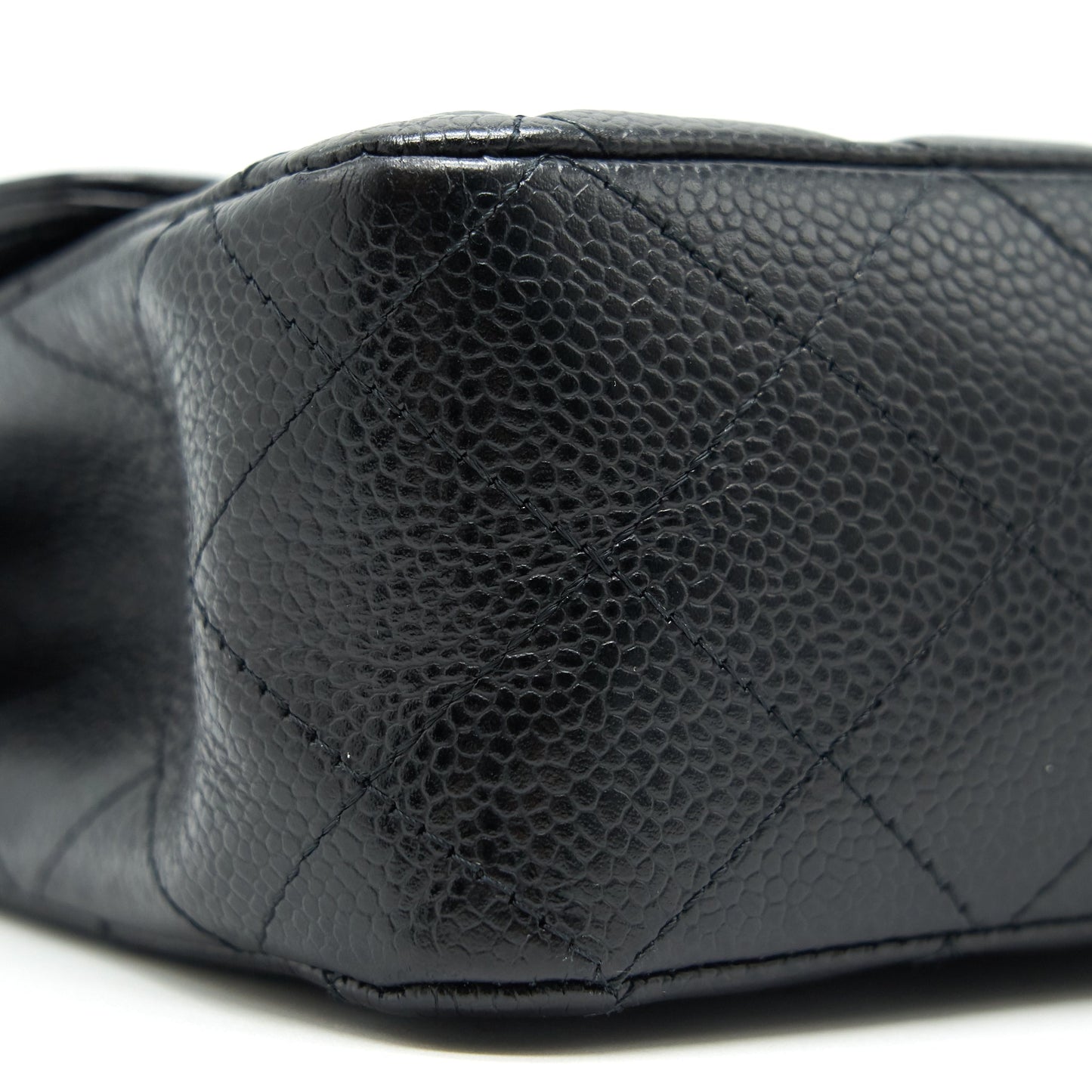 Chanel Medium Classic Double Flap Bag Caviar Black  Serial16