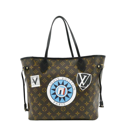 LOUIS VUITTON Neverfull My LV World Tour Monogram Canvas Tote Bag Brown