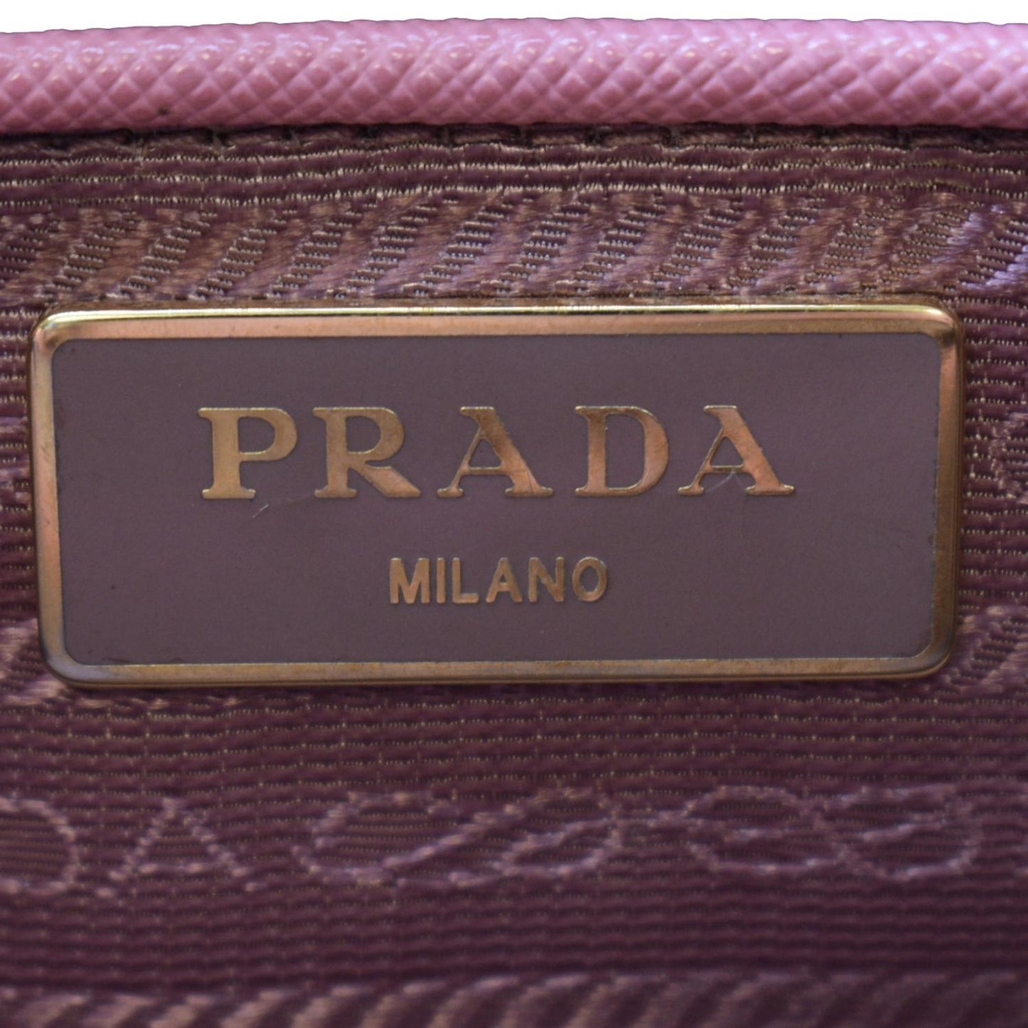 PRADA Galleria Double-Zip Medium Saffiano Leather Tote Bag Pink