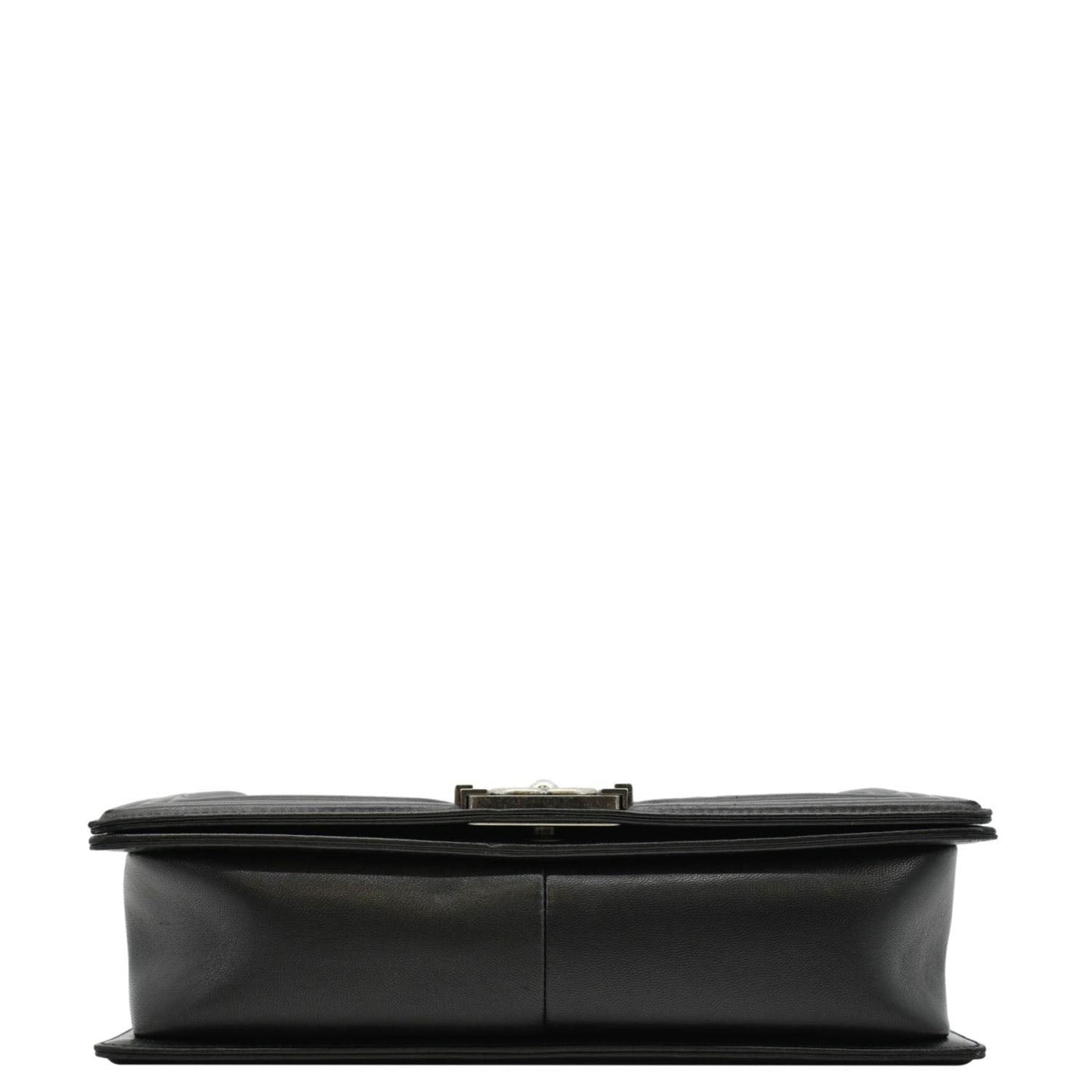 CHANEL Boy Flap Medium Quilted Leather Shoulder Bag Black