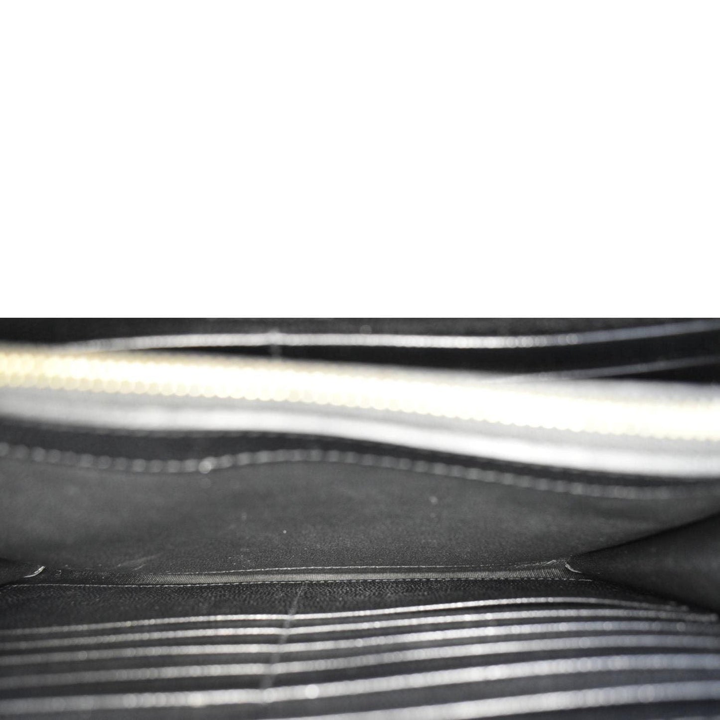 YVES SAINT LAURENT Cassandre Leather Wallet On Chain Crossbody Bag Black