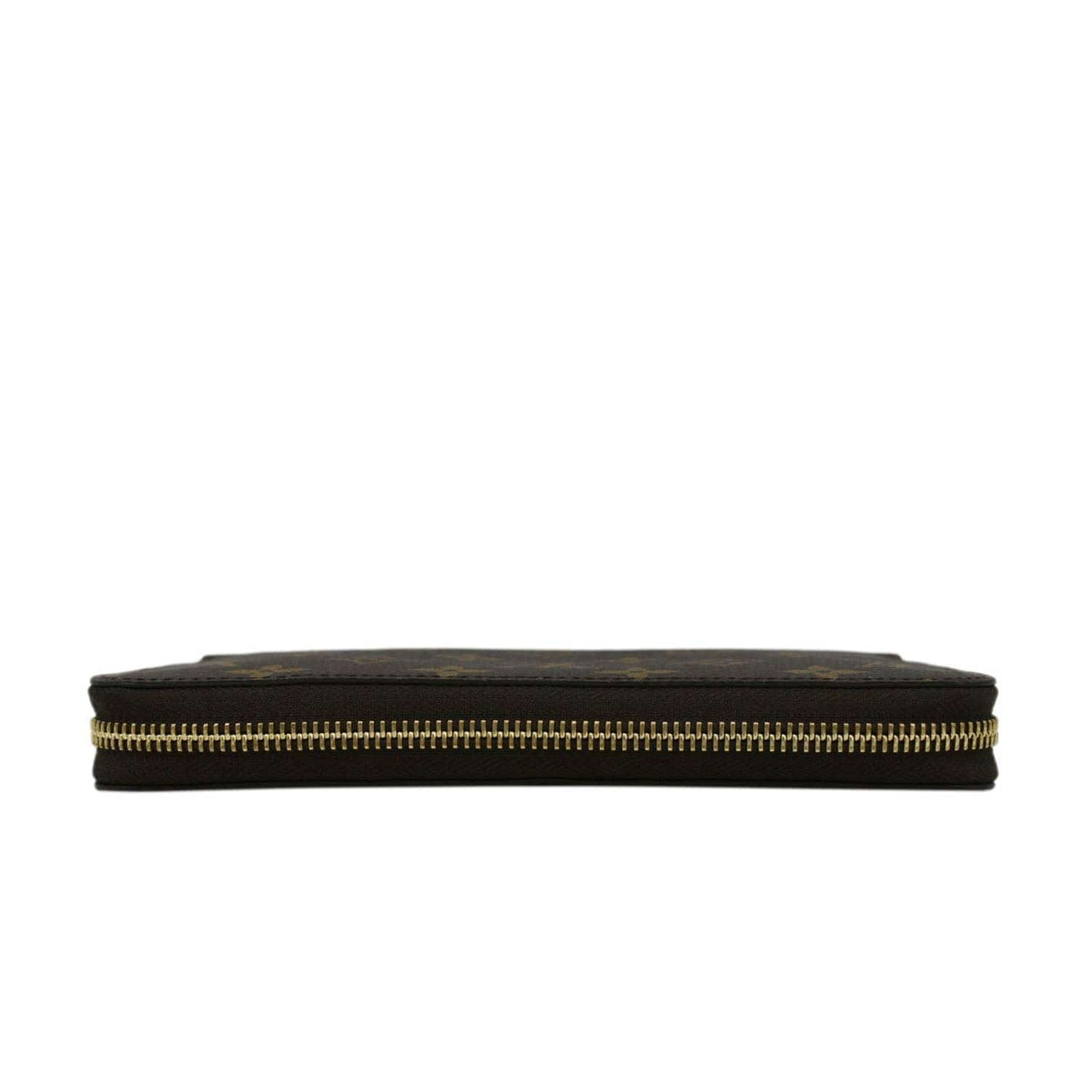 LOUIS VUITTON Zip Around Monogram Canvas Wallet Rose Ballerine