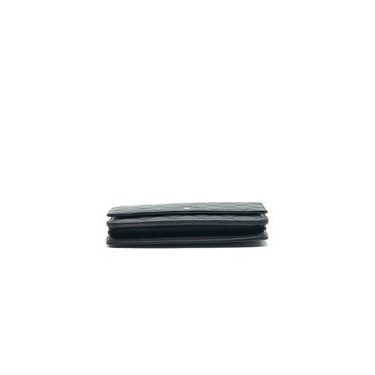 Chanel Caviar Wallet on Chain Black