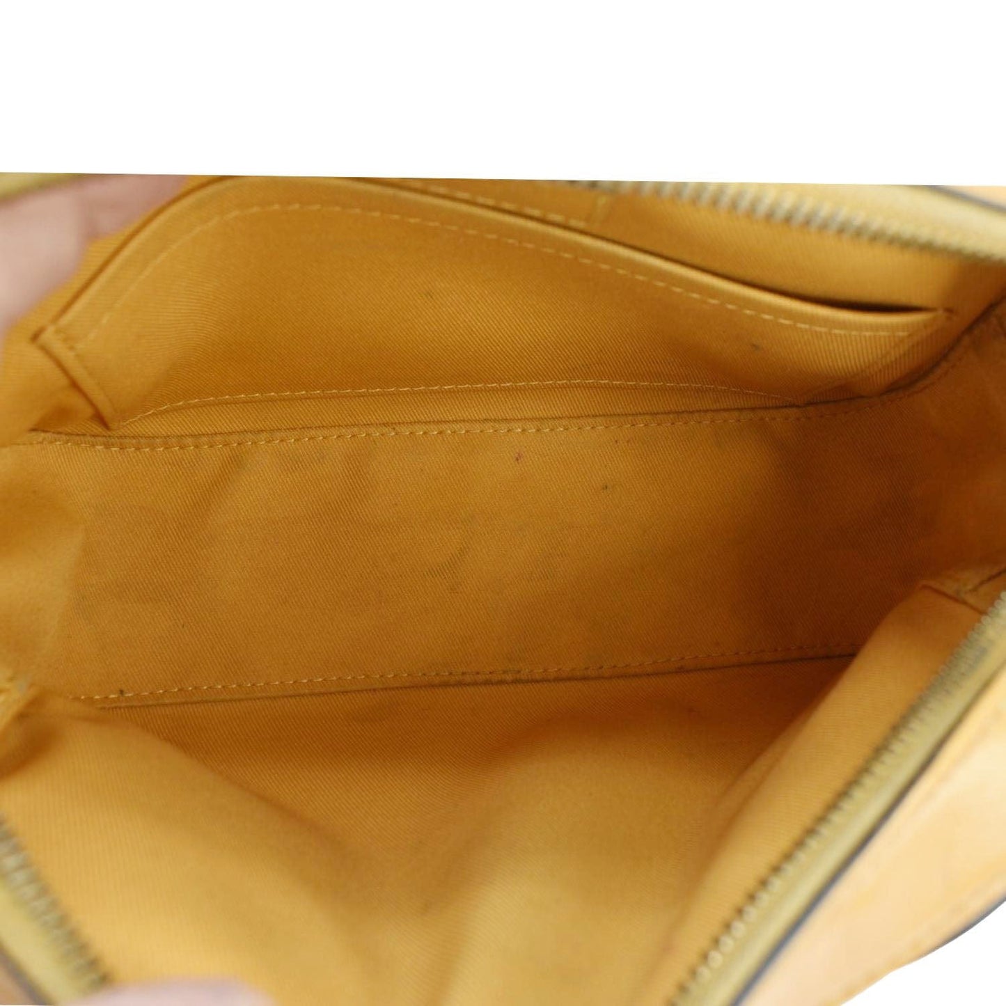 LOUIS VUITTON Santa Monica Damier Ebene Crossbody Bag Brown