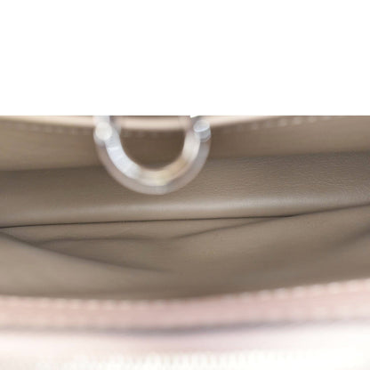 LOUIS VUITTON Capucines MM Taurillon Leather Satchel Bag Pink