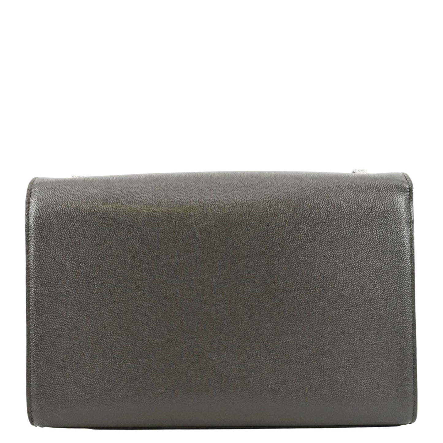 YVES SAINT LAURENT Kate Leather Shoulder Bag Gray