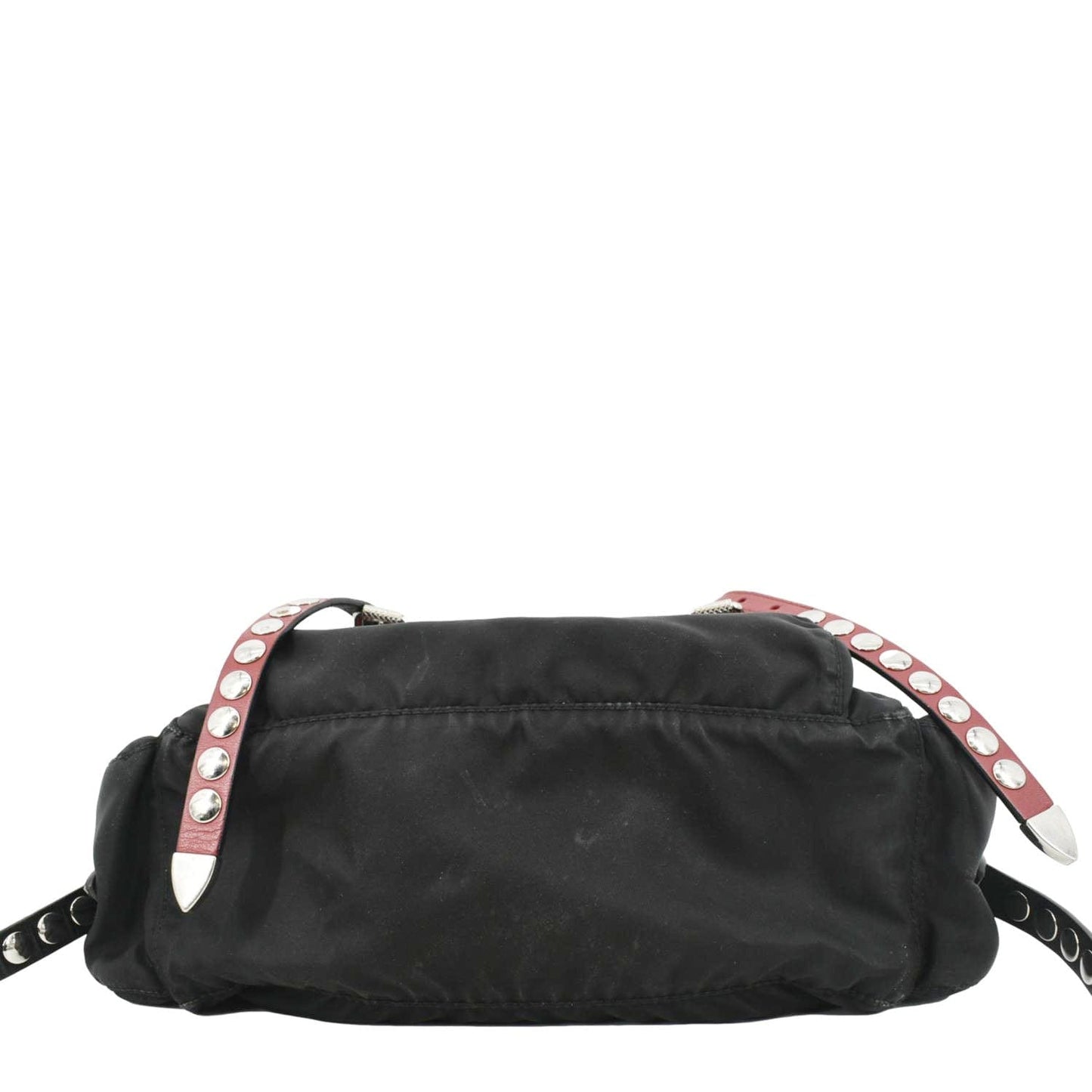 PRADA New Vela Nylon Shoulder Bag Black