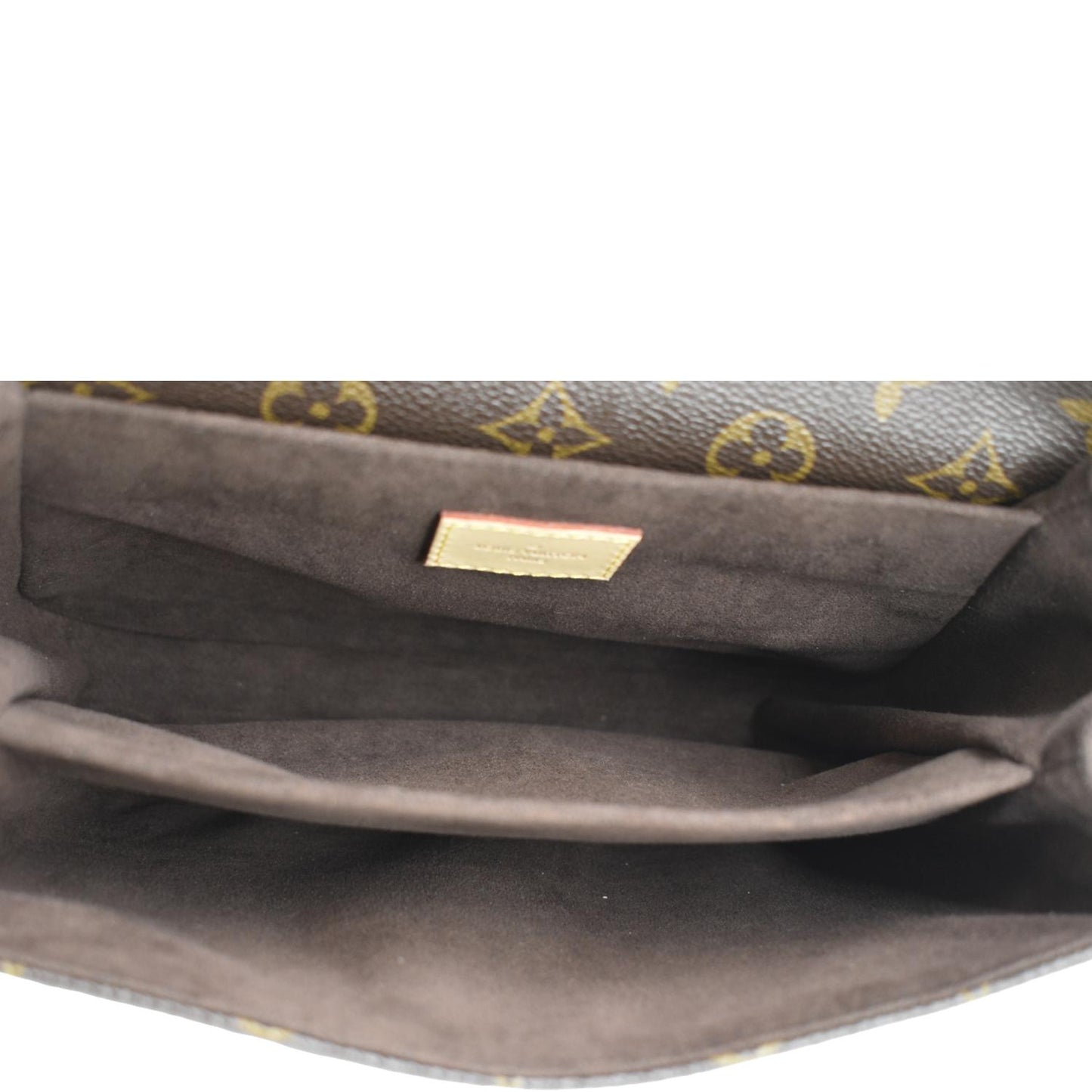 LOUIS VUITTON Metis Pochette Monogram Canvas Crossbody Bag Brown