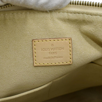 LOUIS VUITTON Evora MM Damier Azur Tote Shoulder Bag White