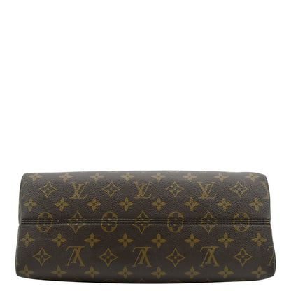 LOUIS VUITTON Boetie MM Monogram Canvas Shoulder Bag Brown