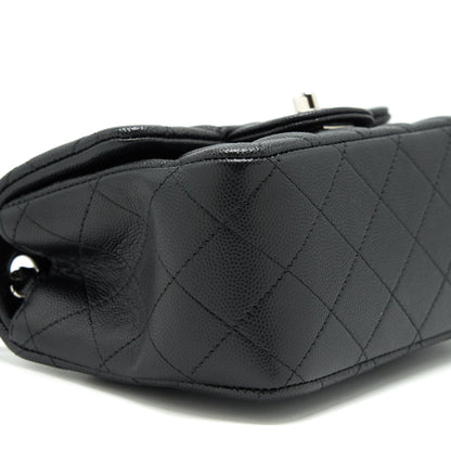 Chanel Mini square flap bag Caviar black