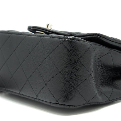 Chanel Mini square flap bag Caviar black