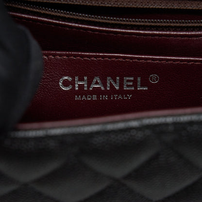Chanel Mini square flap bag Caviar black