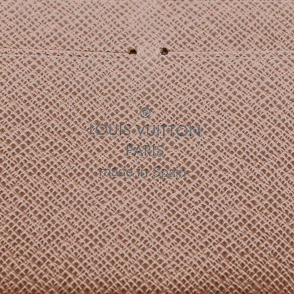 LOUIS VUITTON Monogram Canvas Zippy Wallet Brown