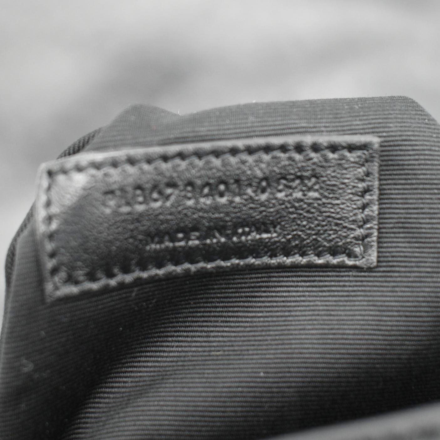 YVES SAINT LAURENT Loulou Medium Quilted Leather Crossbody Bag Black