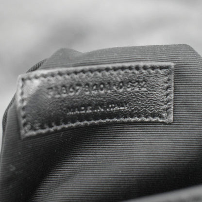 YVES SAINT LAURENT Loulou Medium Quilted Leather Crossbody Bag Black