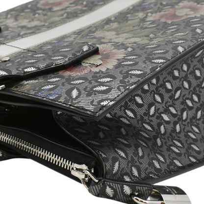 LOUIS VUITTON City Steamer Floral Print Canvas Tote Bag Grey/Silver