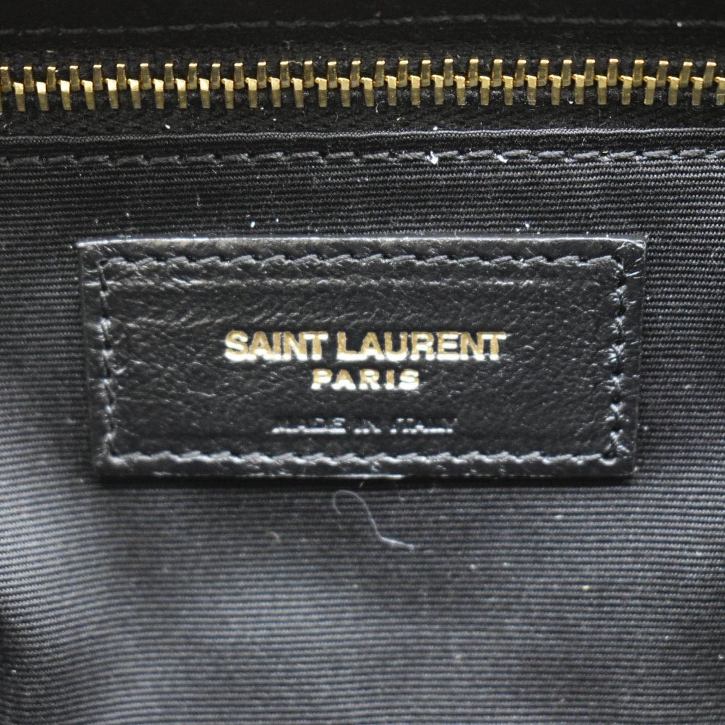 YVES SAINT LAURENT Jamie Suede Leather Shoulder Bag Cream