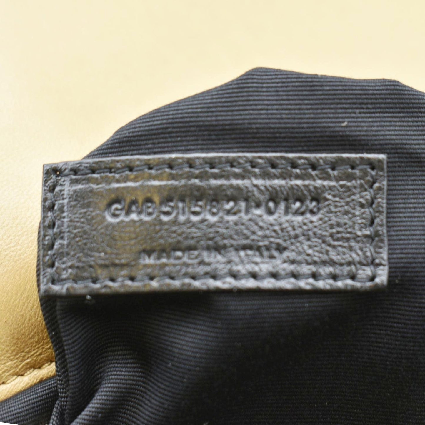 YVES SAINT LAURENT Jamie Suede Leather Shoulder Bag Cream