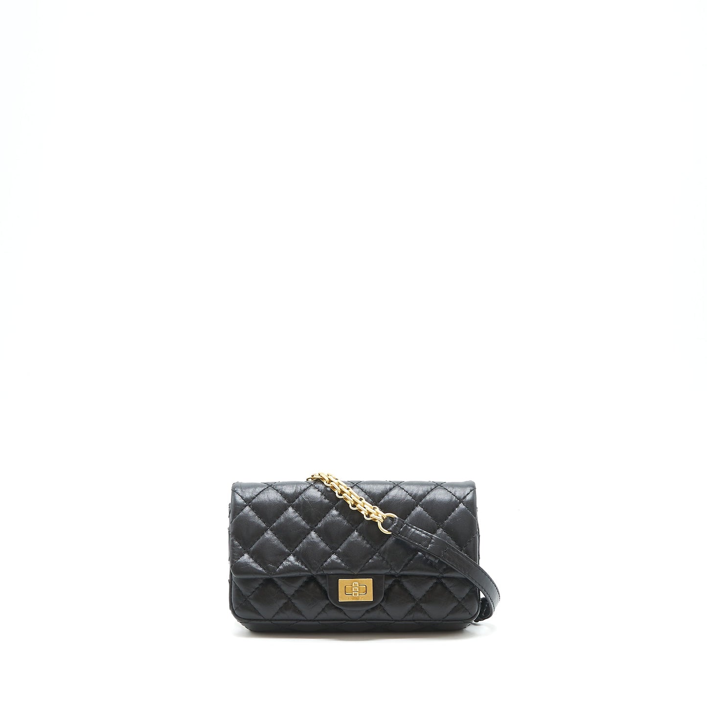 Chanel 2.55 Reissue mini waist Belt Bag black
