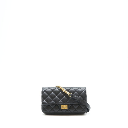 Chanel 2.55 Reissue mini waist Belt Bag black