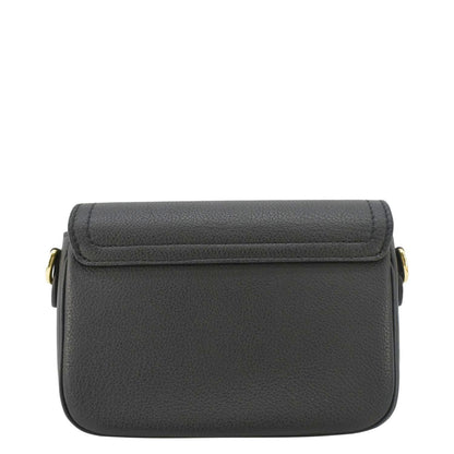 LOUIS VUITTON Lockme Tender Grained Calfskin Leather Shoulder Bag Black