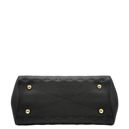 LOUIS VUITTON Montaigne MM Monogram Empreinte Shoulder Bag Black
