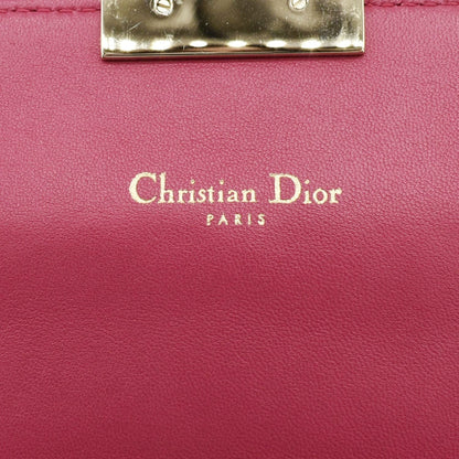 CHRISTIAN DIOR Miss Dior Promenade Cannage Quilted Leather Crossbody Bag Fuchsia