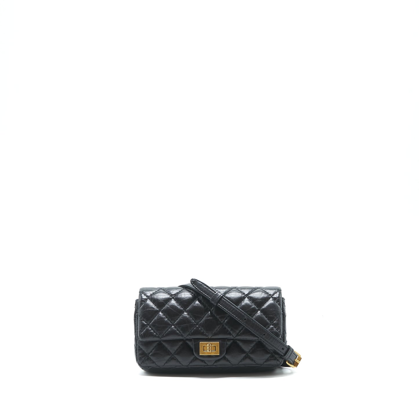 Chanel 2.55 Reissue mini waist Belt Bag black