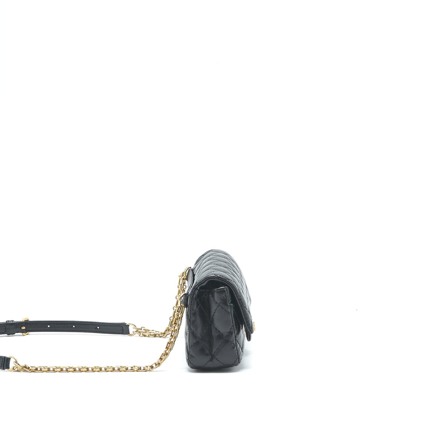 Chanel 2.55 Reissue mini waist Belt Bag black