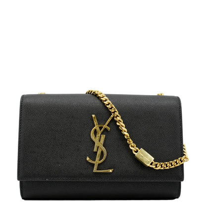 YVES SAINT LAURENT Kate Small Leather Crossbody Bag Black