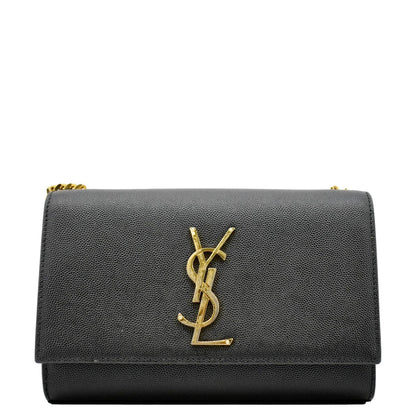 YVES SAINT LAURENT Kate Small Leather Crossbody Bag Black