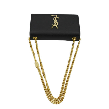 YVES SAINT LAURENT Kate Small Leather Crossbody Bag Black