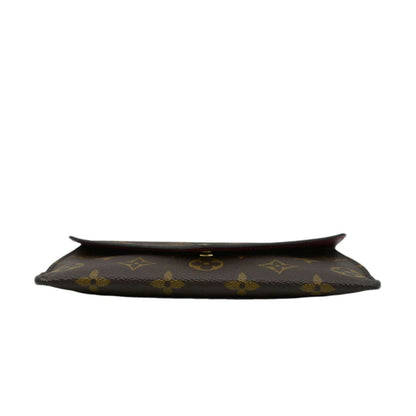 LOUIS VUITTON Sarah Monogram Canvas Wallet Brown