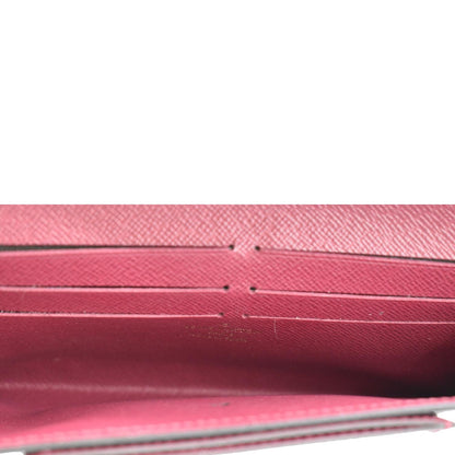 LOUIS VUITTON Sarah Monogram Canvas Wallet Brown