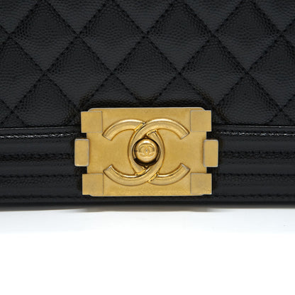 Chanel Medium leboy black Caviar