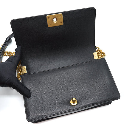 Chanel Medium leboy black Caviar