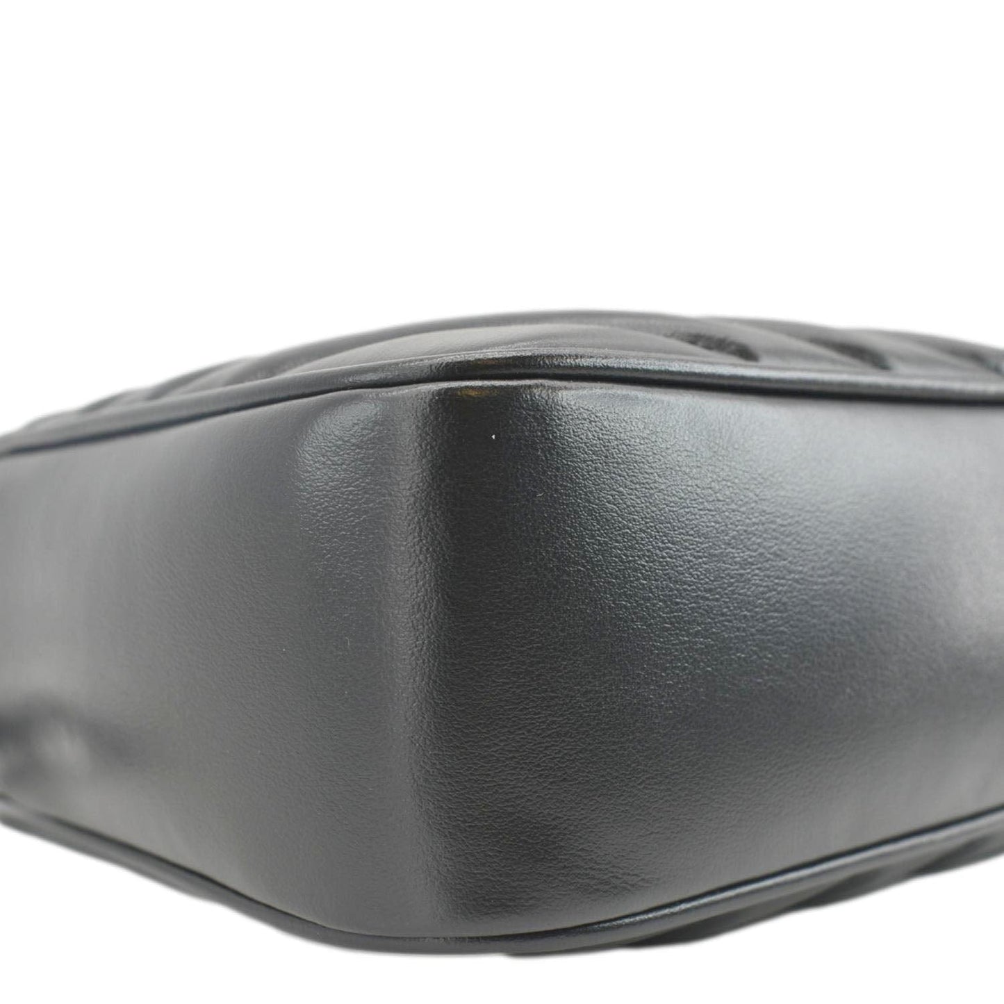 YVES SAINT LAURENT Lou Camera Chevron Leather Crossbody Bag Black