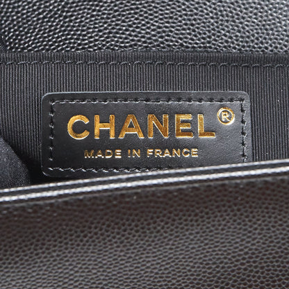 Chanel Medium leboy black Caviar