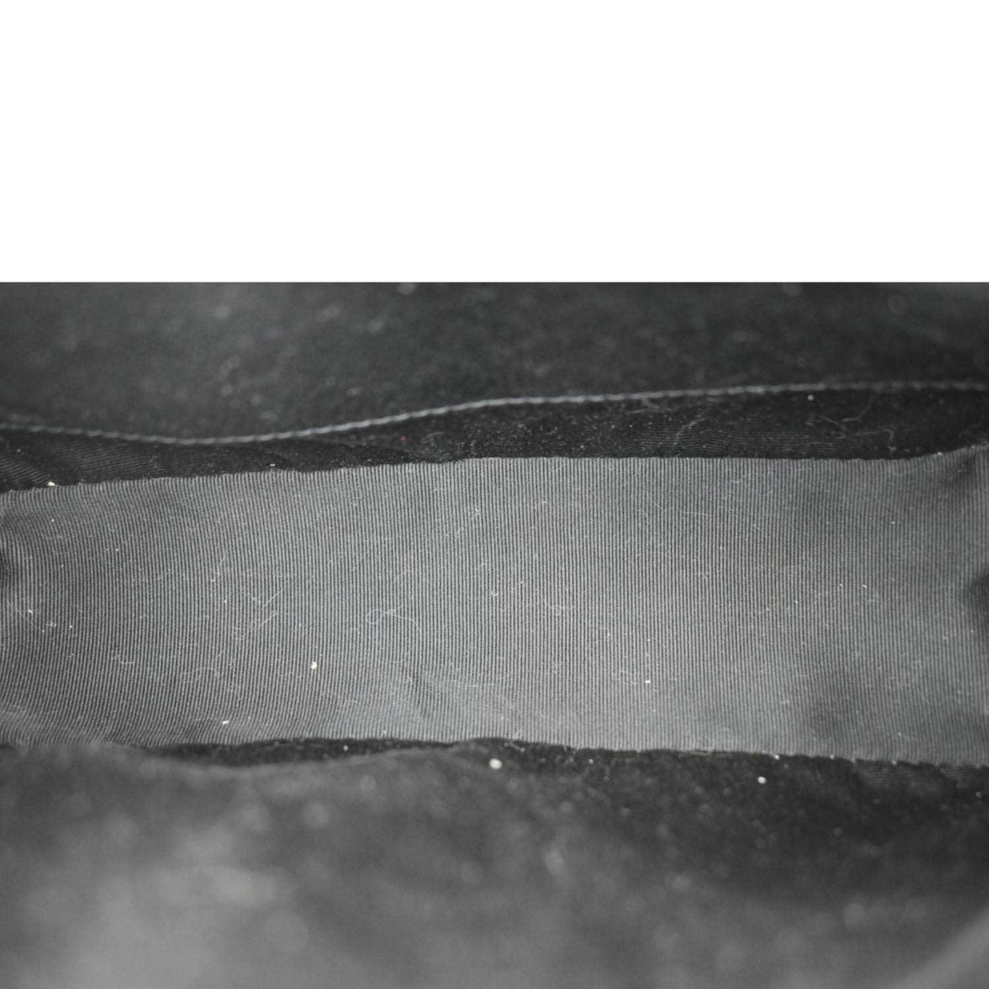 YVES SAINT LAURENT Lou Camera Chevron Leather Crossbody Bag Black