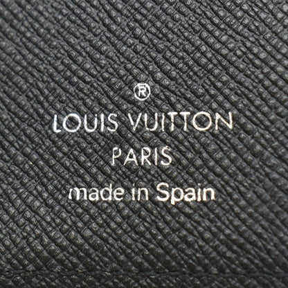 LOUIS VUITTON Ring Agenda Small Epi Leather Organizer Cover Black