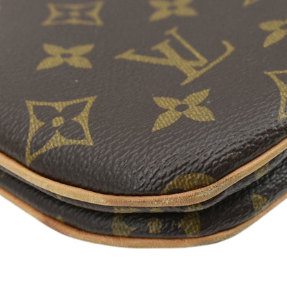LOUIS VUITTON Lorette Monogram Canvas Shoulder Bag Brown