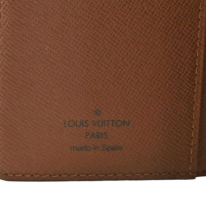 LOUIS VUITTON Ring Agenda Monogram Canvas Cover Brown