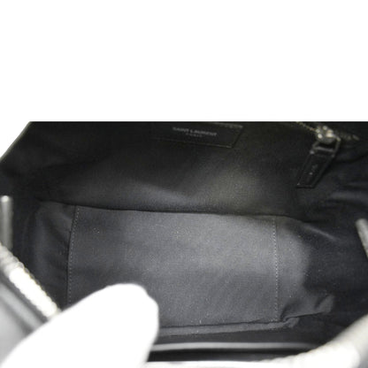 YVES SAINT LAURENT LouLou Bowling Small Quilted Monogram Crossbody Bag Black