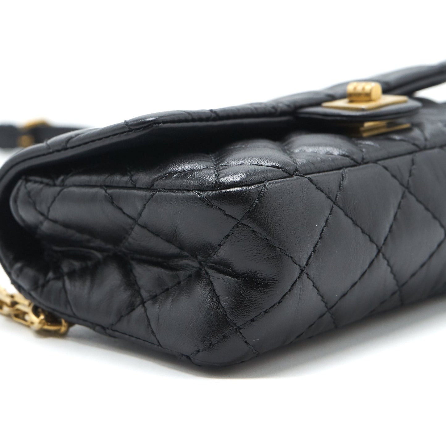 Chanel 2.55 Reissue mini waist Belt Bag black